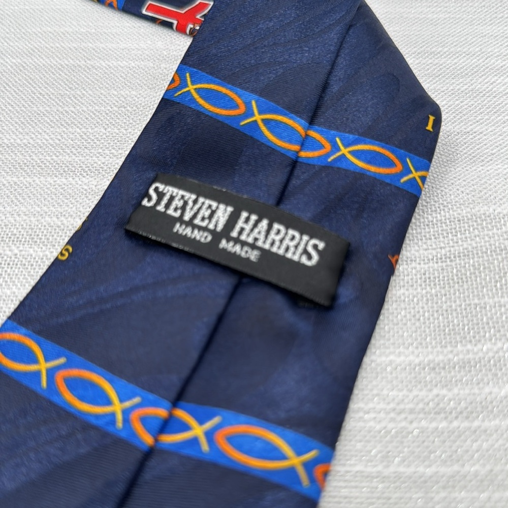 Men’s necktie  Religious Themed I love Jesus….NWOT - Picture 5 of 5